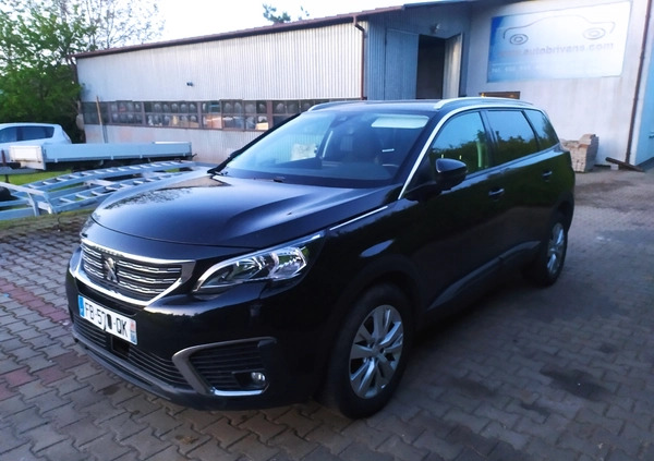 Peugeot 5008 cena 57900 przebieg: 186000, rok produkcji 2018 z Siemiatycze małe 254